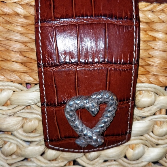 Brighton straw woven shoulder bag - Picture 7 of 10